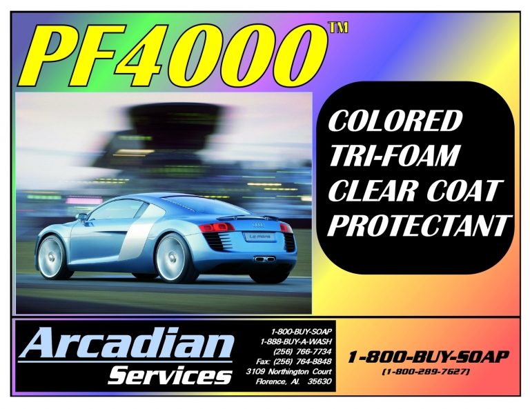 Triple Foam Wax Arcadian Services