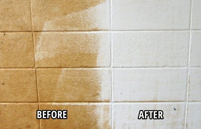 Nu-Wall Wall Cleaner Before and After
