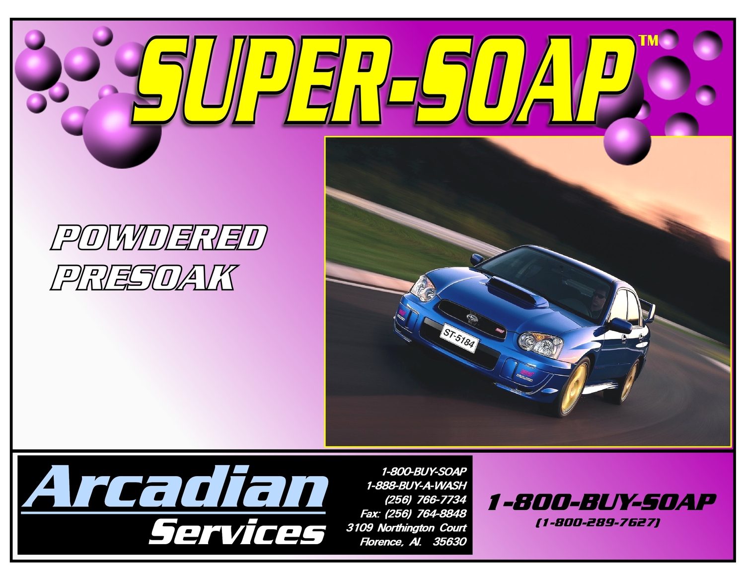 Car Wash Presoak Car Wash Presoaks Arcadian Services