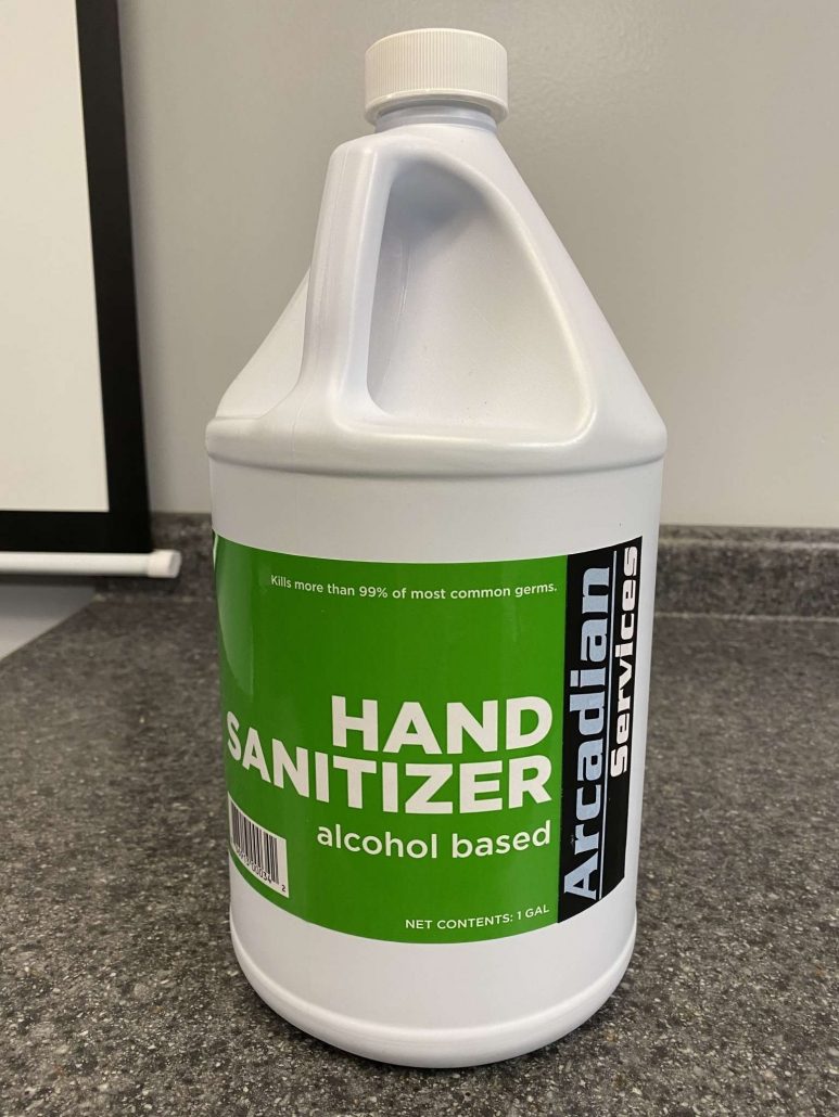 Liquid & Gel Commercial Hand Sanitizer Arcadian Services